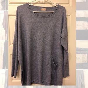 Altar’d State Blue Pocket Sweater in M/L